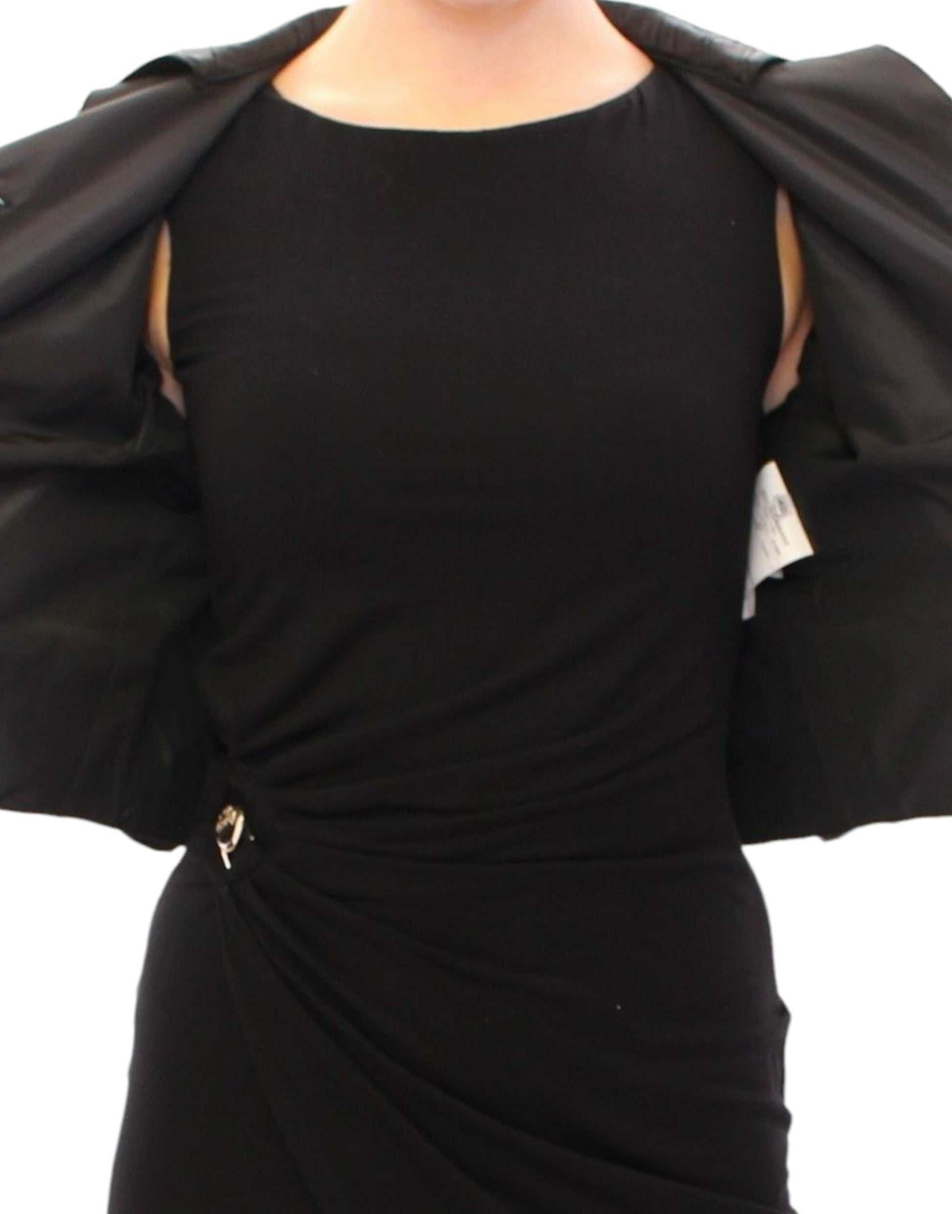 Dolce & Gabbana Black Short Bolero Shrug Jacket Coat Dolce & Gabbana