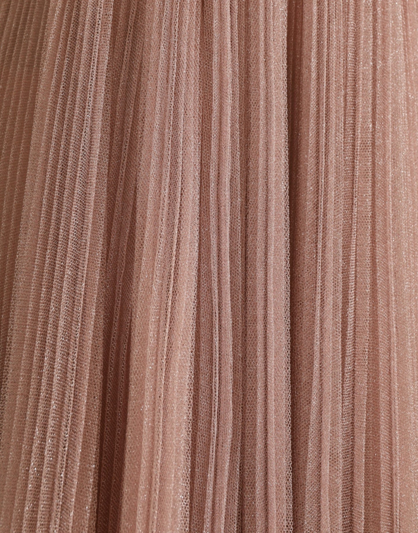 Dolce & Gabbana Pink One Shoulder Pleated Lame Tulle Dress Dolce & Gabbana