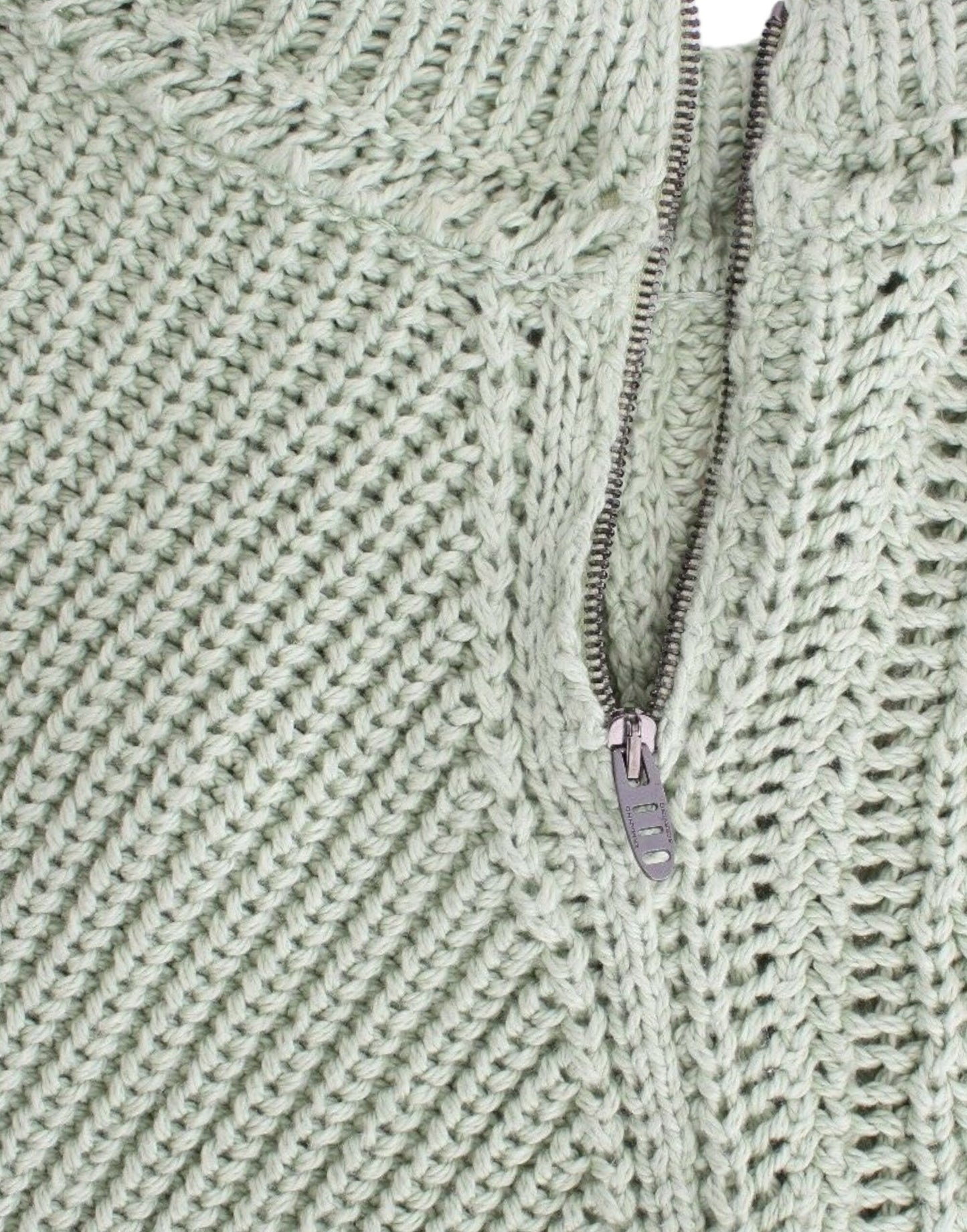 Ermanno Scervino Green Cropped Knit Sweater Knitted Jumper Ermanno Scervino