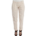 Ermanno Scervino Beige Chinos Casual Dress Pants Khakis