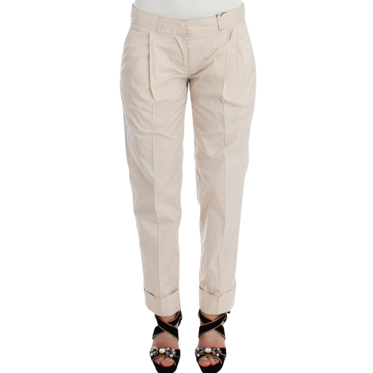 Ermanno Scervino Beige Chinos Casual Dress Pants Khakis