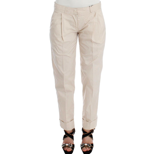 Ermanno Scervino Beige Chinos Casual Dress Pants Khakis Ermanno Scervino
