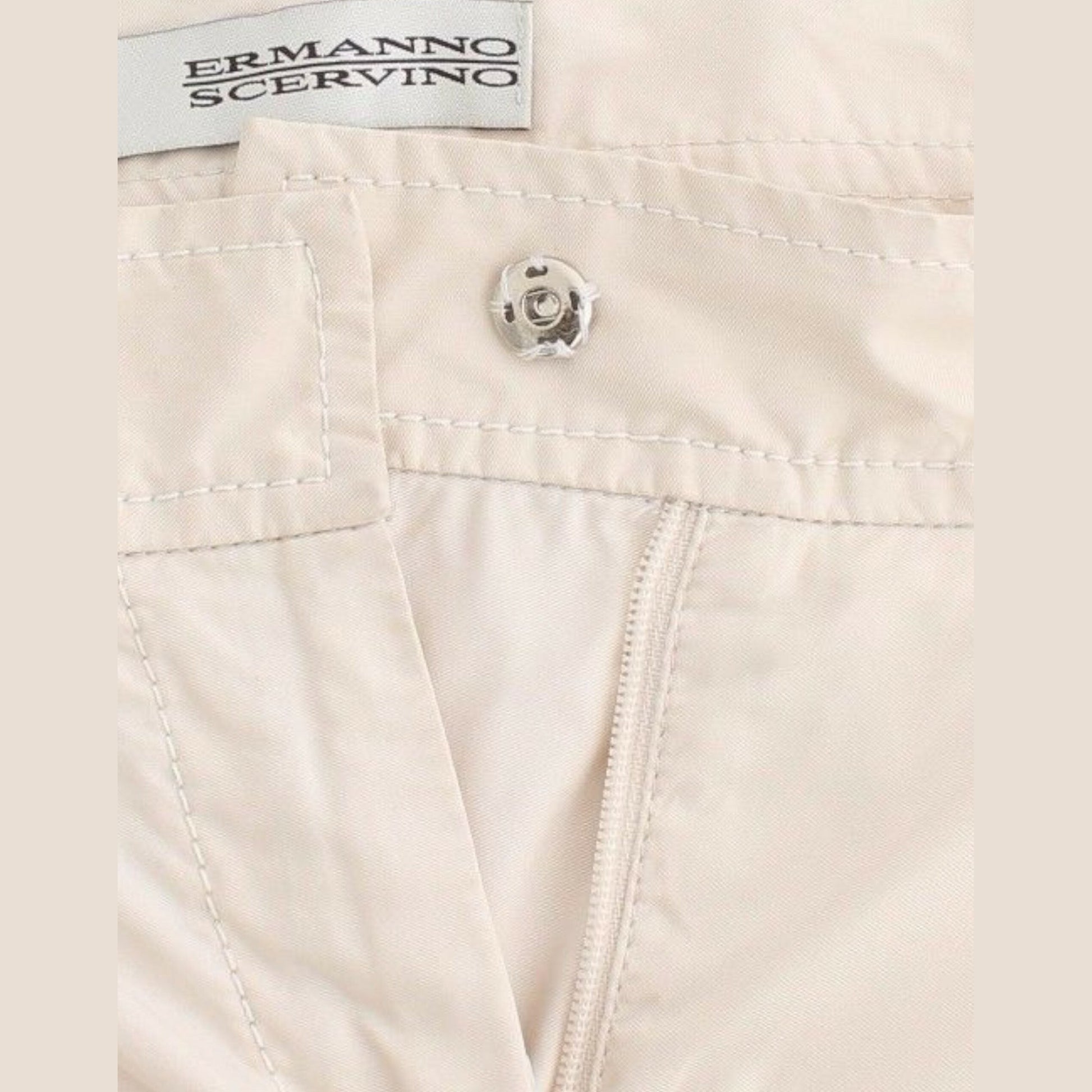 Ermanno Scervino Beige Chinos Casual Dress Pants Khakis Ermanno Scervino