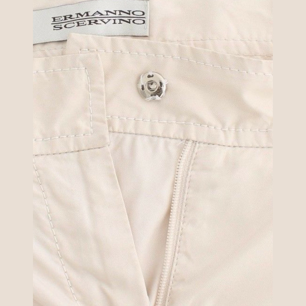 Ermanno Scervino Beige Chinos Casual Dress Pants Khakis