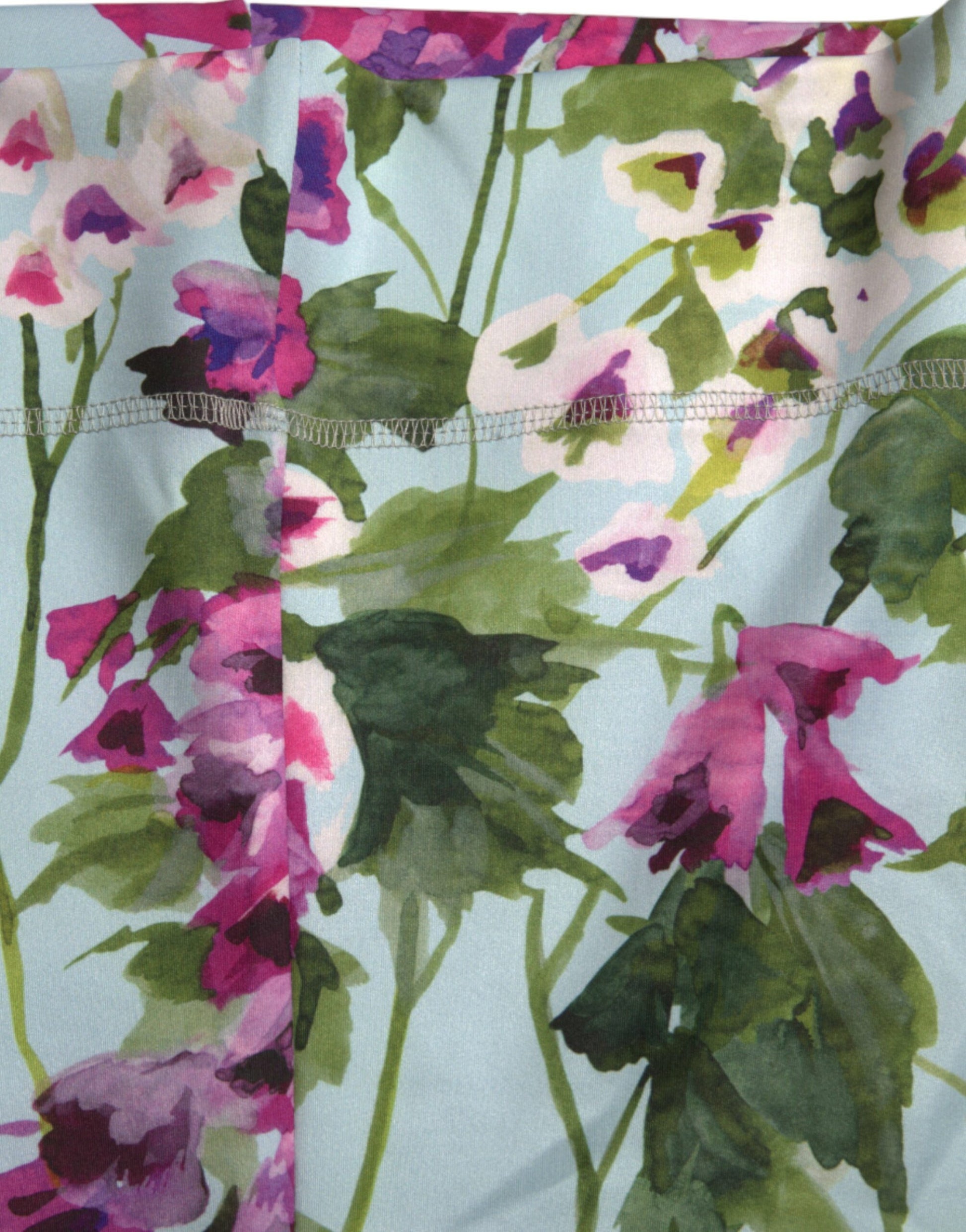 Dolce & Gabbana Multicolor Floral High Waist Leggings Pants Dolce & Gabbana