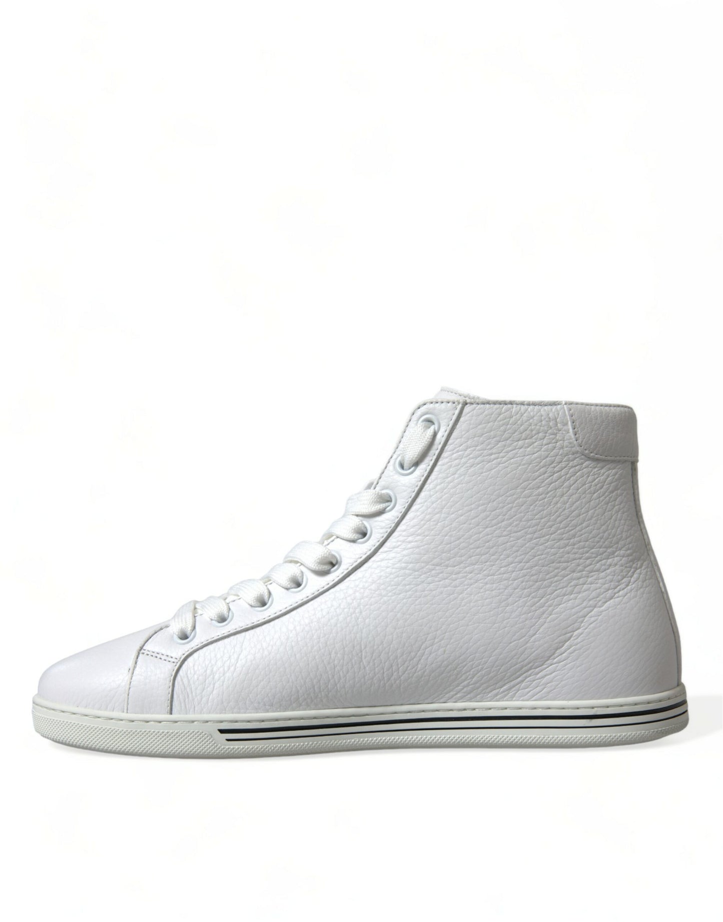 Dolce & Gabbana White Saint Tropez High Top Men Sneakers Shoes Dolce & Gabbana