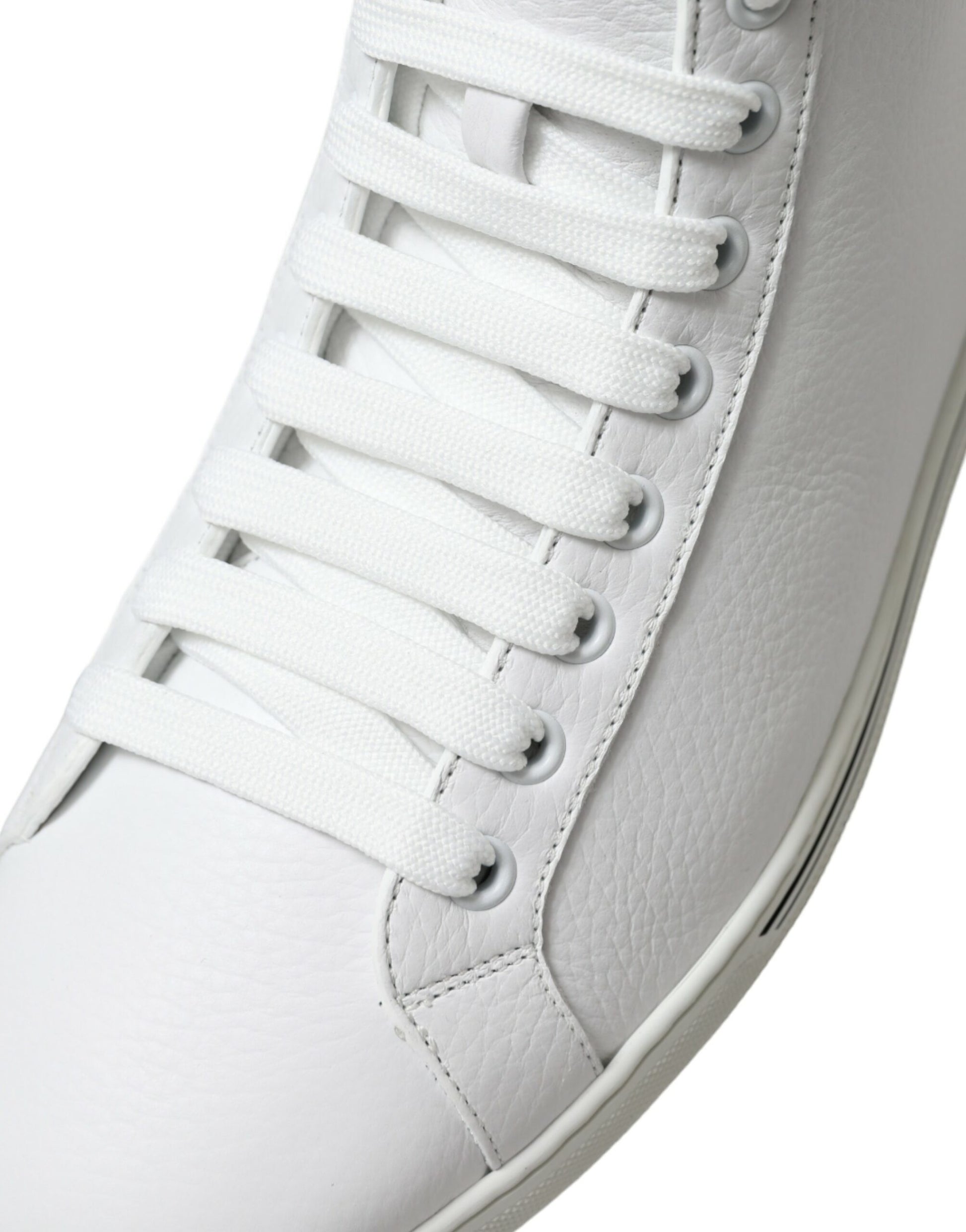 Dolce & Gabbana White Saint Tropez High Top Men Sneakers Shoes Dolce & Gabbana