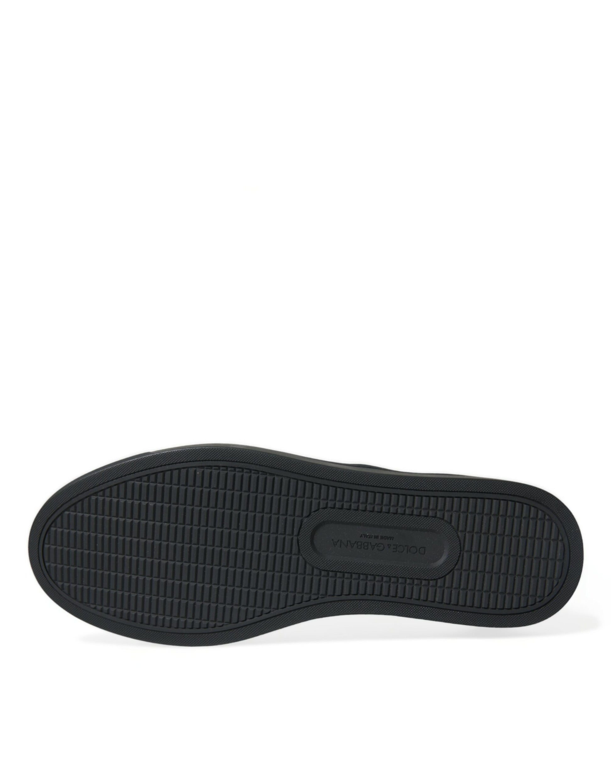 Dolce & Gabbana Brown Leopard Pony Hair Leather Sneakers Shoes Dolce & Gabbana