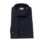Bagutta Blue Cotton Men's Slim Shirt