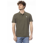 Invicta Green Cotton Men Polo Shirt