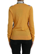 Dolce & Gabbana Multicolor Patchwork Cashmere Henley Sweater