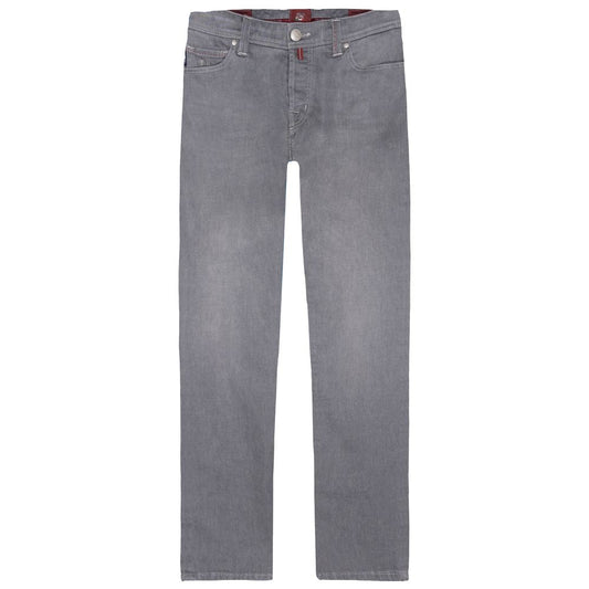 Tramarossa Gray Cotton Men's Jeans Tramarossa
