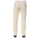 Trussardi Beige Cotton Men Trouser