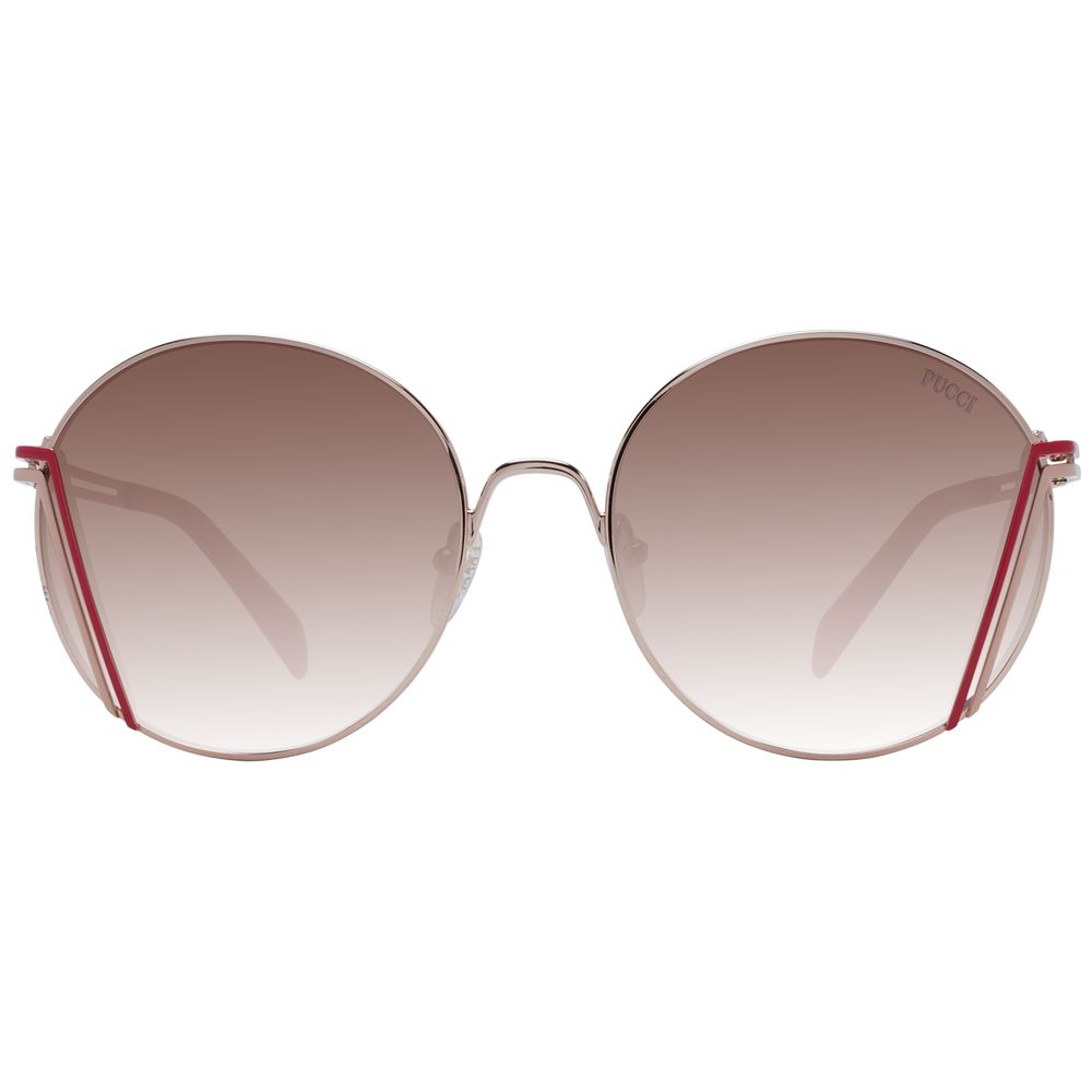 Emilio Pucci Rose Gold Women Sunglass