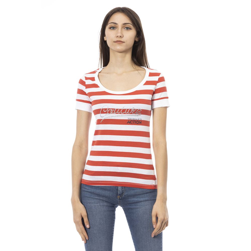 Trussardi Action Multicolor Cotton Women T-Shirt Trussardi Action