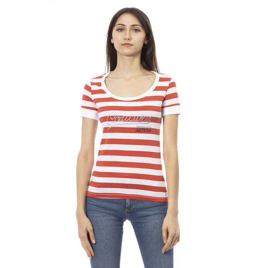 Trussardi Action Multicolor Cotton Women T-Shirt Trussardi Action