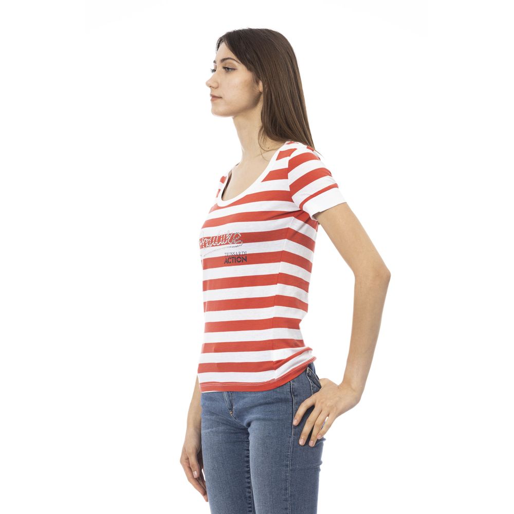 Trussardi Action Multicolor Cotton Women T-Shirt Trussardi Action