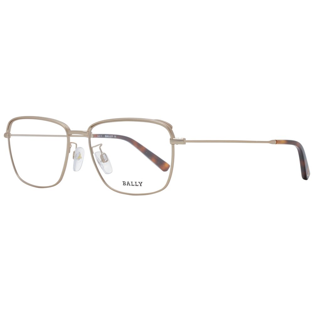 Bally Rose Gold Metal Glasses Frames