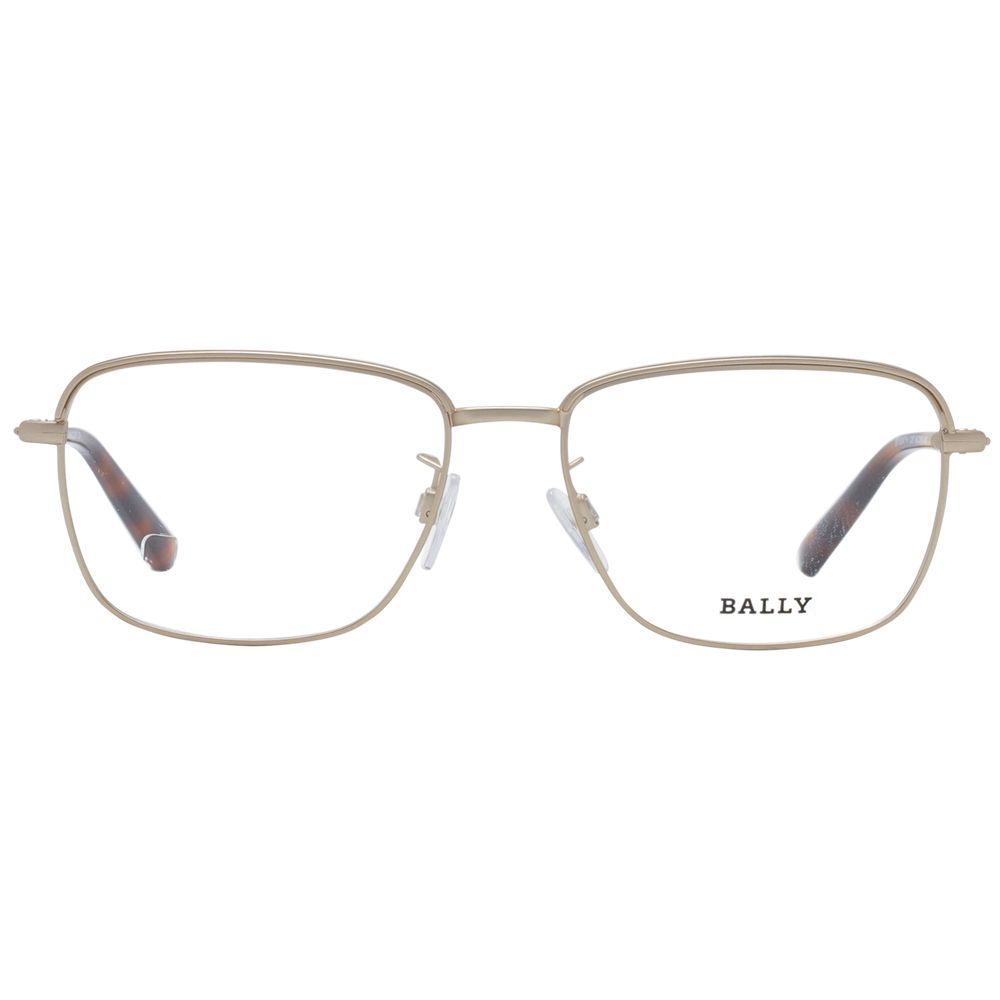 Bally Rose Gold Metal Glasses Frames