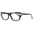 Black plastic Marciano by Guess glasses frames with rounded design, stylish eyewear for a modern look.