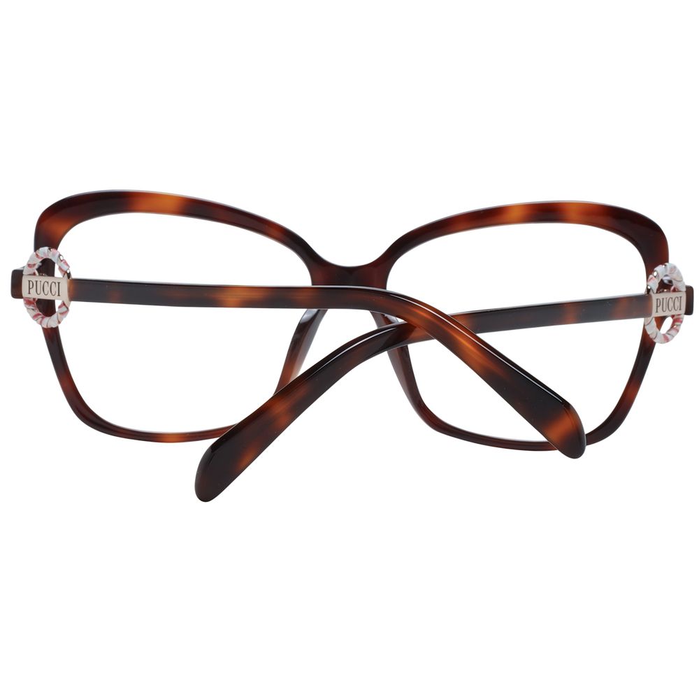 Emilio Pucci Brown Women Glasses Frame