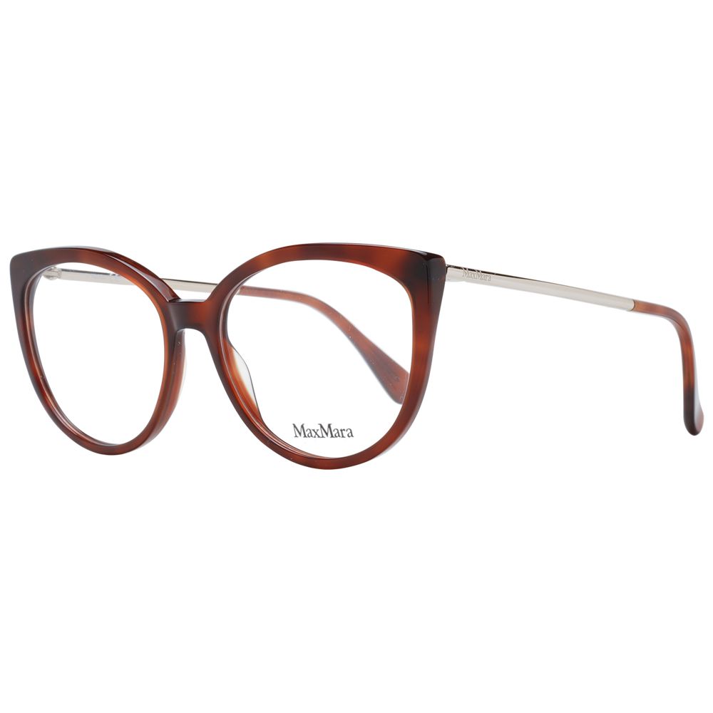 Max Mara Brown Plastic Glasses Frames