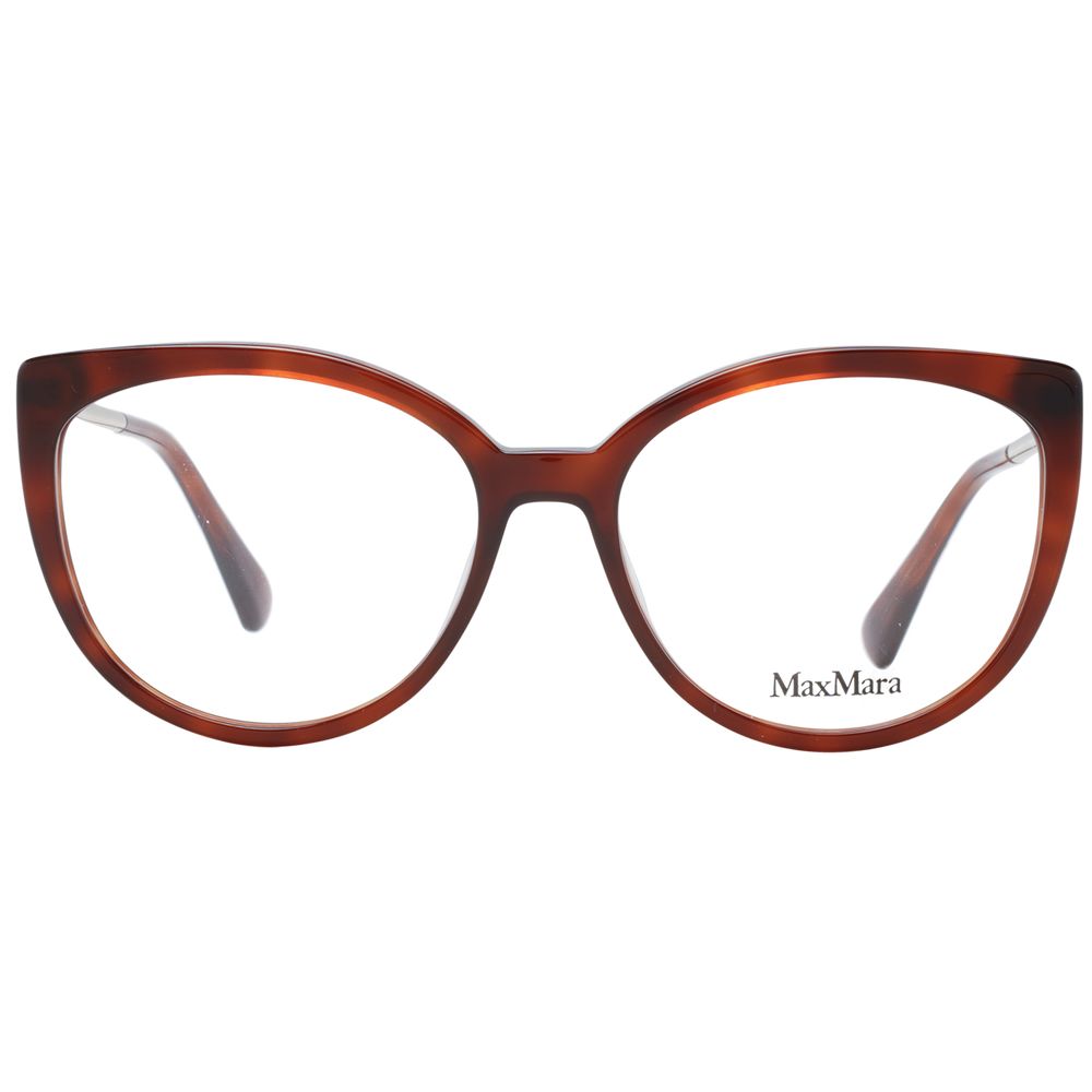 Max Mara Brown Plastic Glasses Frames