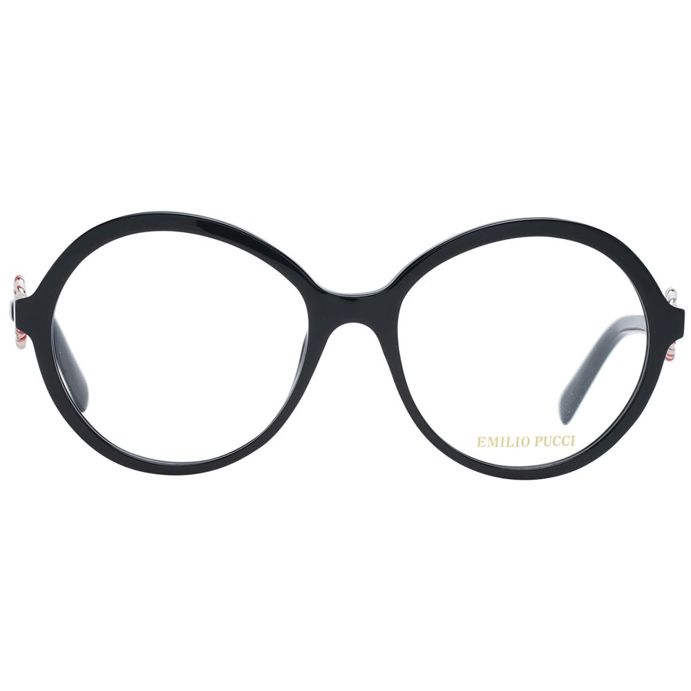 Emilio Pucci Black Plastic Glasses Frames