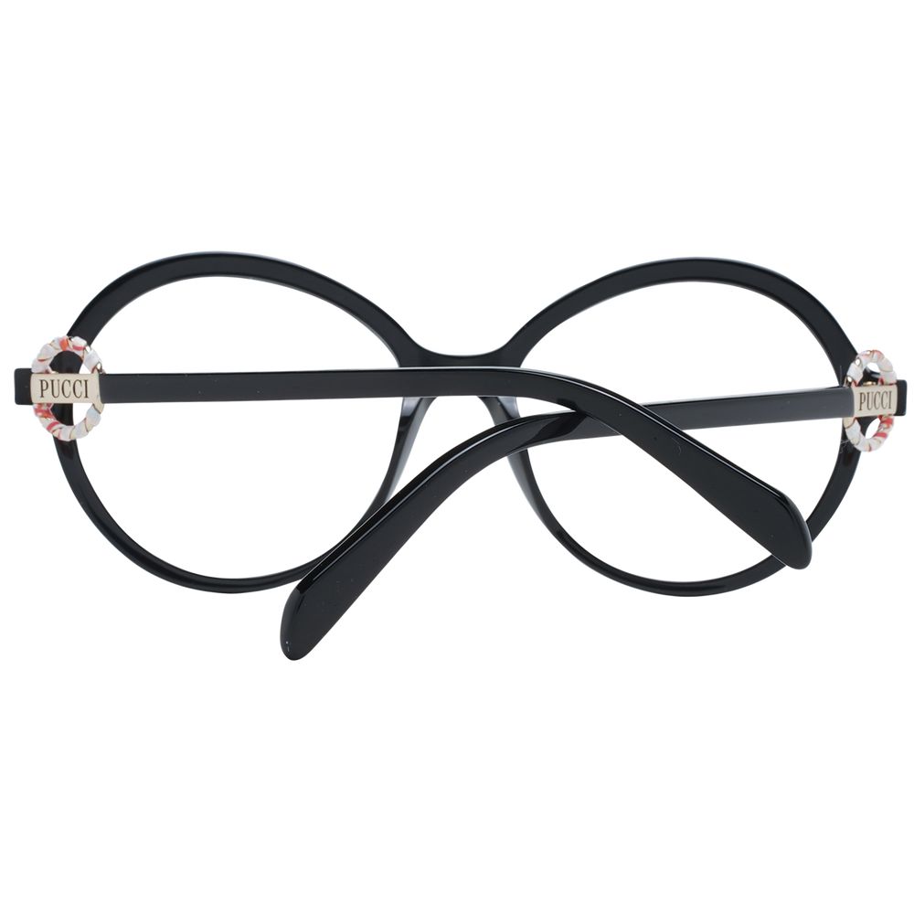 Emilio Pucci Black Plastic Glasses Frames