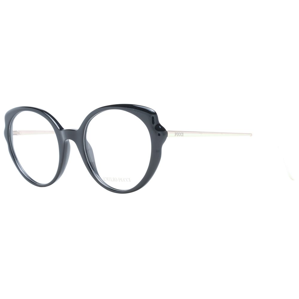 Emilio Pucci Black Plastic Glasses Frames
