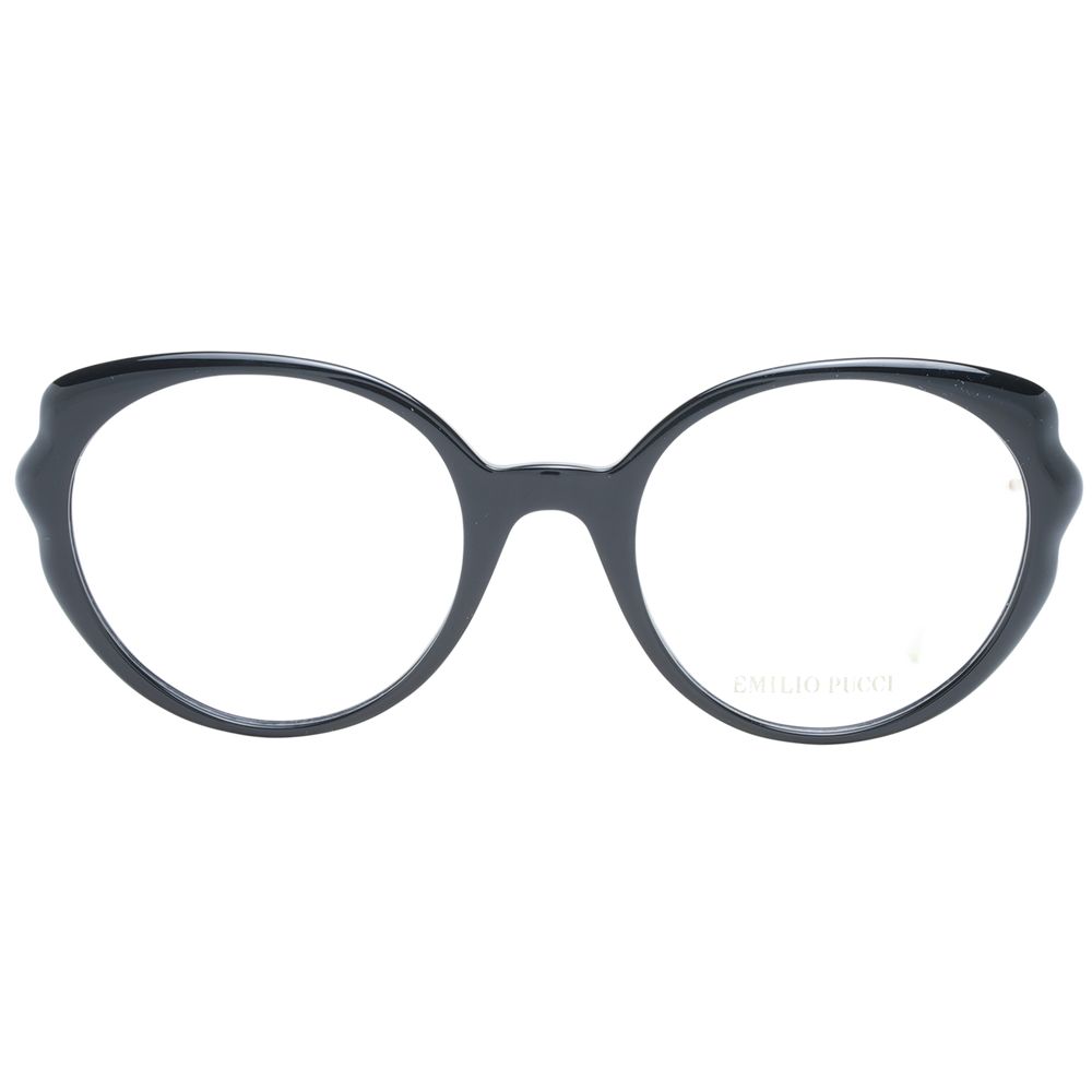 Emilio Pucci Black Plastic Glasses Frames