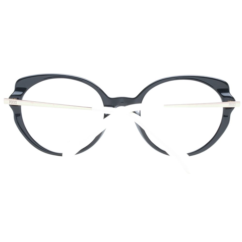 Emilio Pucci Black Plastic Glasses Frames