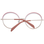 Emilio Pucci Pink Metal Glasses Frames