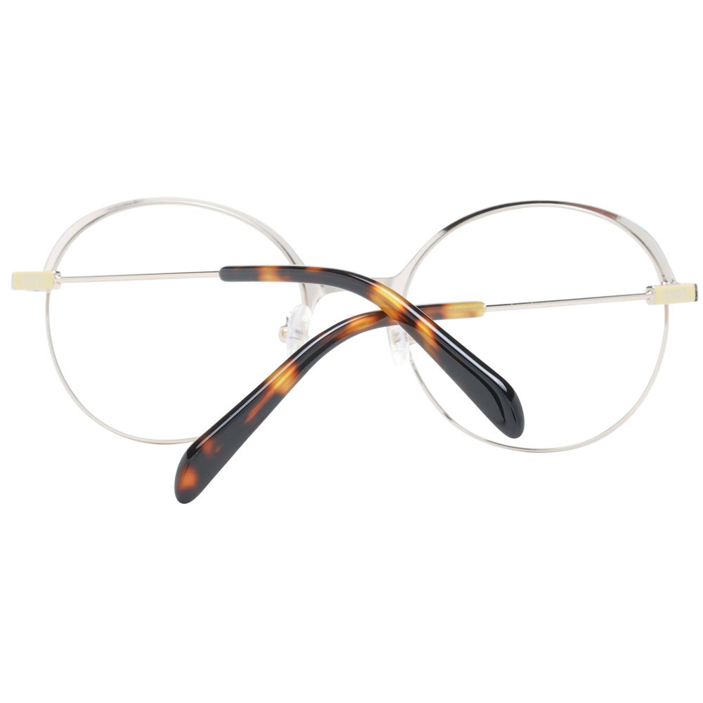 Emilio Pucci Gold Metal Glasses Frames