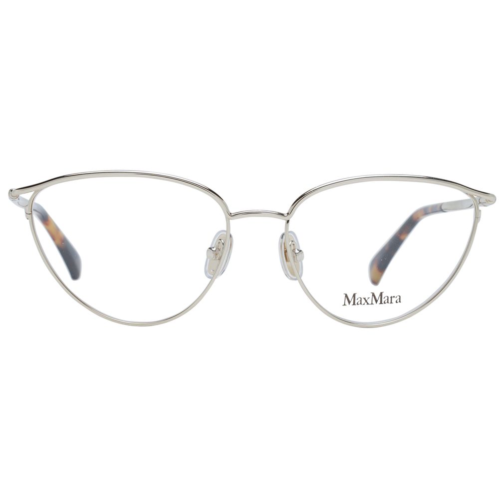 Max Mara Gold Metal Glasses Frames Max Mara