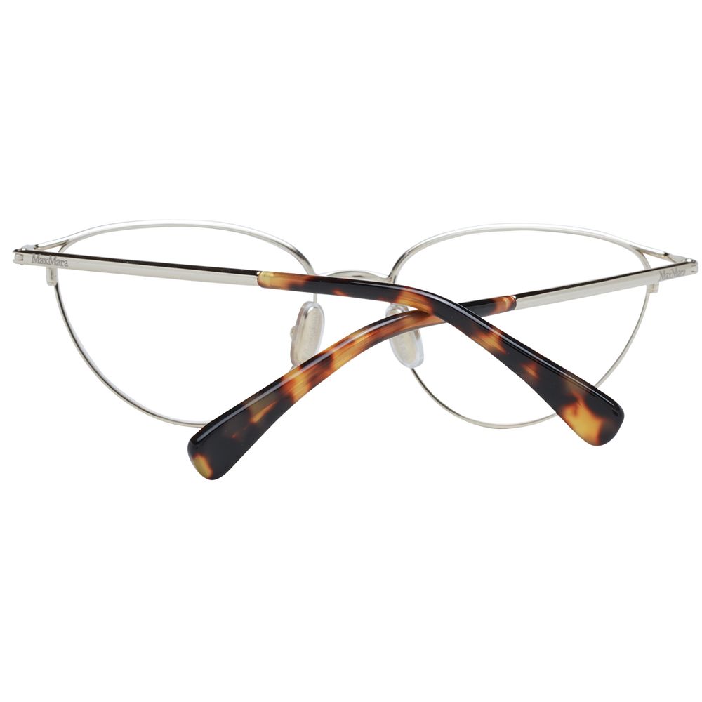 Max Mara Gold Metal Glasses Frames Max Mara