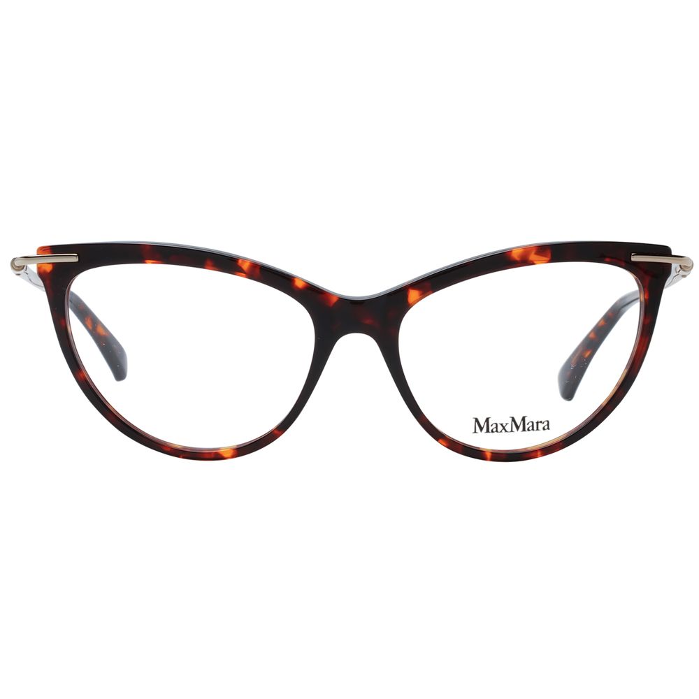 Max Mara Brown Plastic Glasses Frames