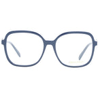 Emilio Pucci blue plastic eyeglasses frames with sleek, modern design and clear lenses, showcasing stylish eyewear.