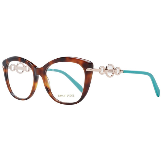 Emilio Pucci Brown Women Glasses Frame