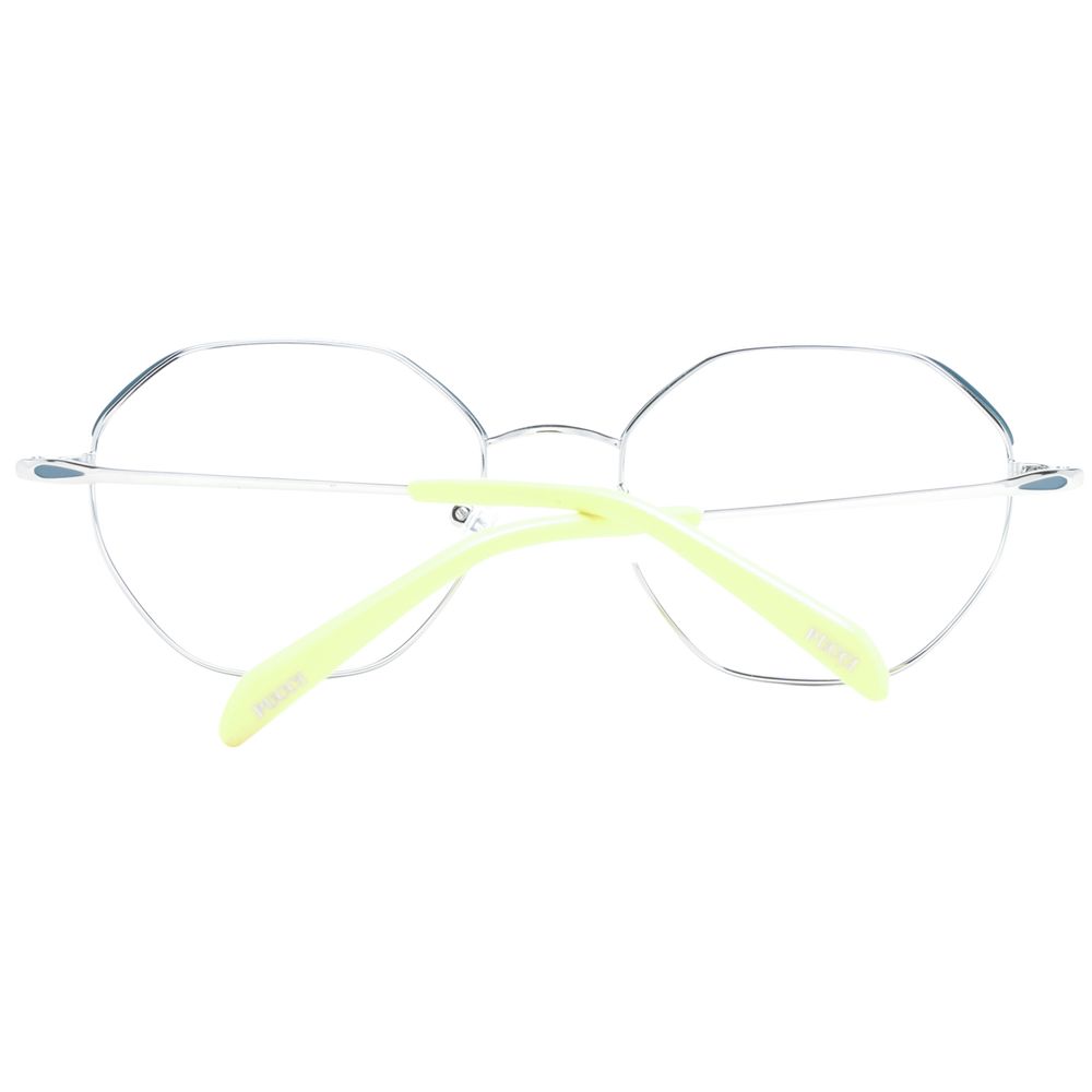 Emilio Pucci Gray Metal Glasses Frames