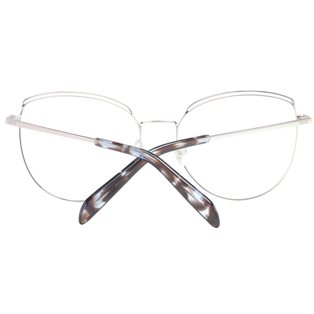Emilio Pucci Blue Metal Glasses Frames