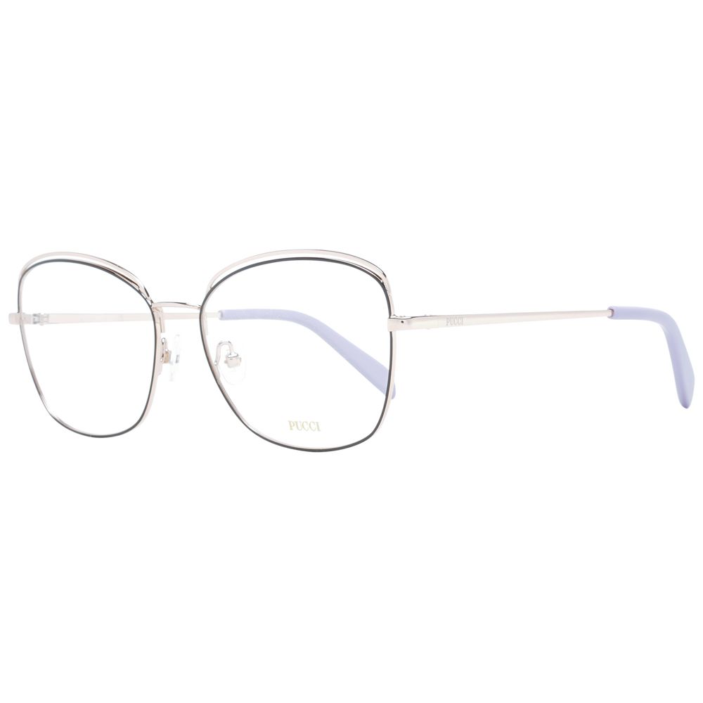 Emilio Pucci Black Metal Glasses Frames