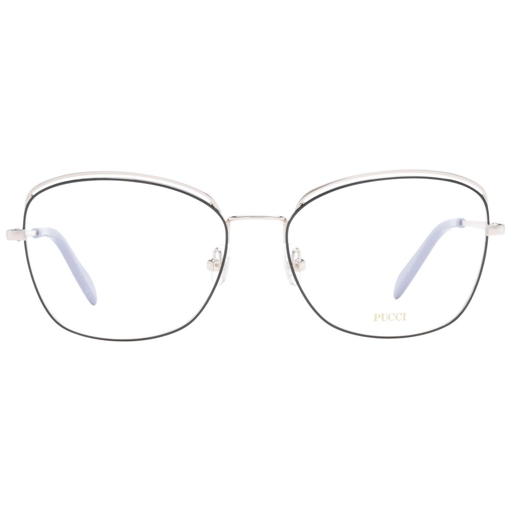 Emilio Pucci Black Metal Glasses Frames