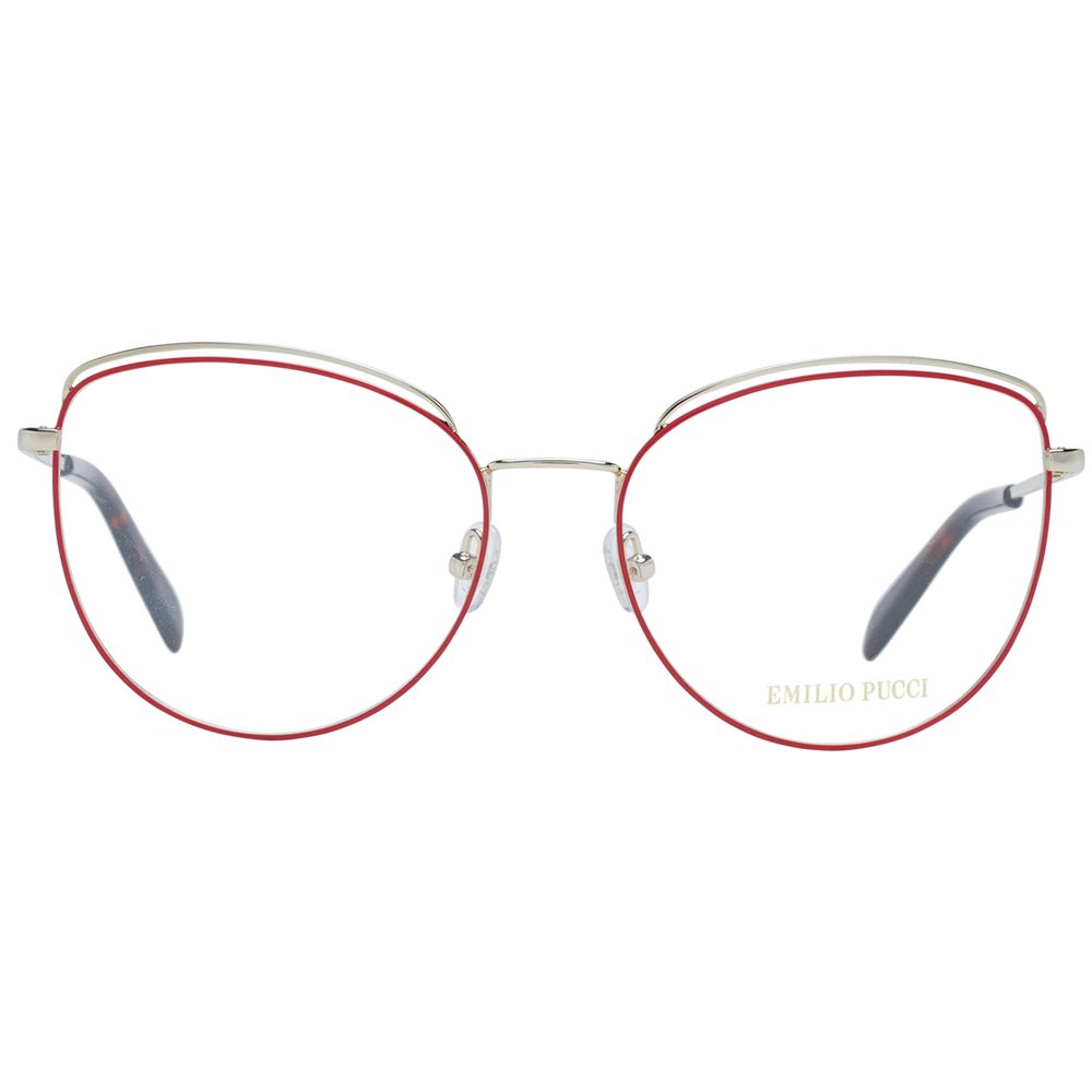 Emilio Pucci Red Women Glasses Frame