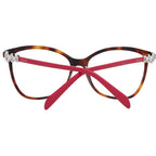 Emilio Pucci Brown Plastic Glasses Frames