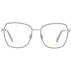 Emilio Pucci blue metal glasses frames with sleek design and modern style, featuring thin metal construction and clear lenses.