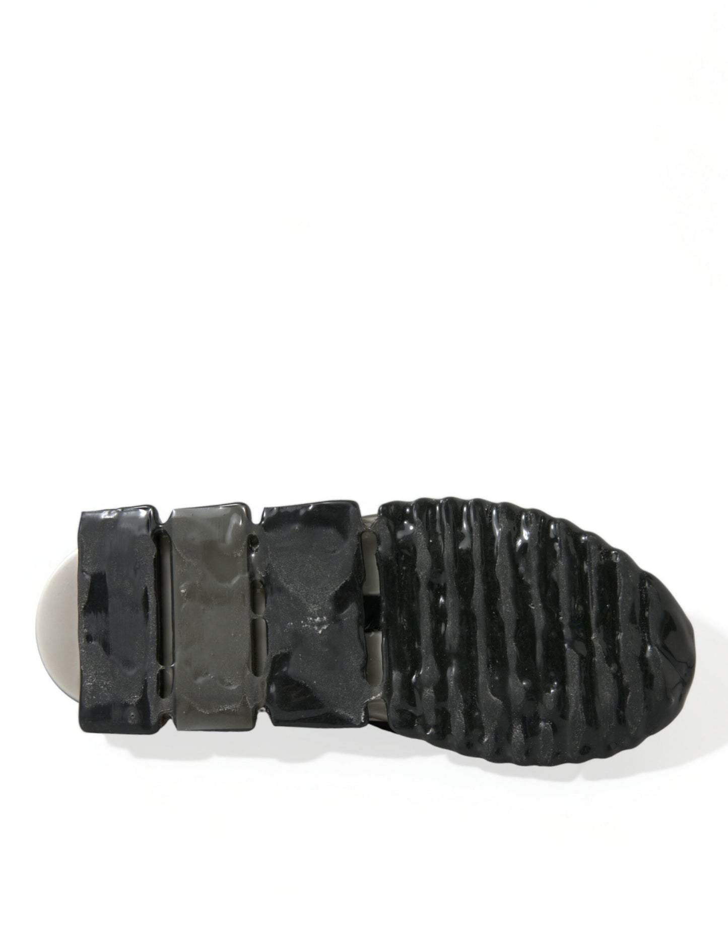 Dolce & Gabbana Black White Slip On Sneakers Sorrento Shoes Dolce & Gabbana