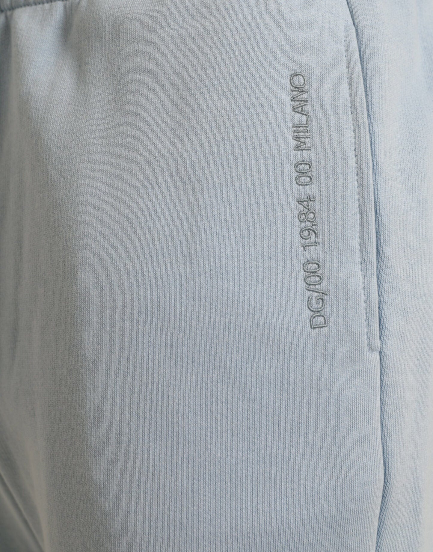 Dolce & Gabbana Light Blue Cotton Sweatpants Men Jogger Pants Dolce & Gabbana