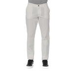 Trussardi Jeans White Cotton Men's Jeans