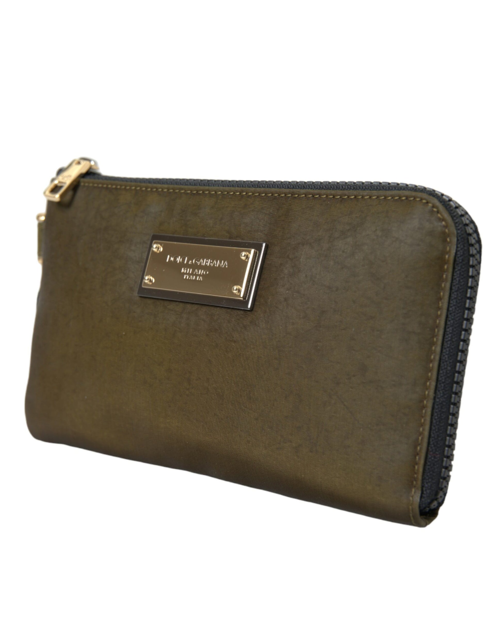 Dolce & Gabbana Dark Green Nylon Logo Multifunctional Kit 2 Pcs Set Bags Dolce & Gabbana